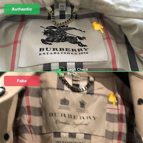 burberry jacket real or fake|how to authenticate burberry.